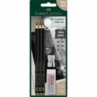 FABER-CASTELL - Bleistift Pitt Graphite Matt HB 2B 4B BK