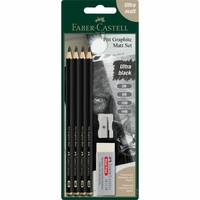 FABER-CASTELL - Bleist. Pitt Graphite Matt 2B 6B 10B 14B