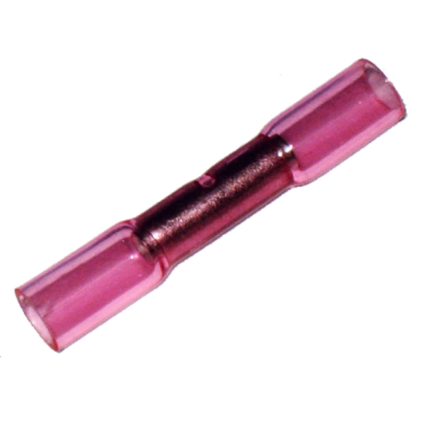(66.001) Schrumpfschlauch Stoßverbinder 0,5mm²-1,5mm² Rot mit Kleber Typ CSSV (100 Stück) (66.001) Schrumpfschlauch Stoßverbinder 0,5mm²-1,5mm² Rot mit Kleber Typ CSSV (100 Stück)