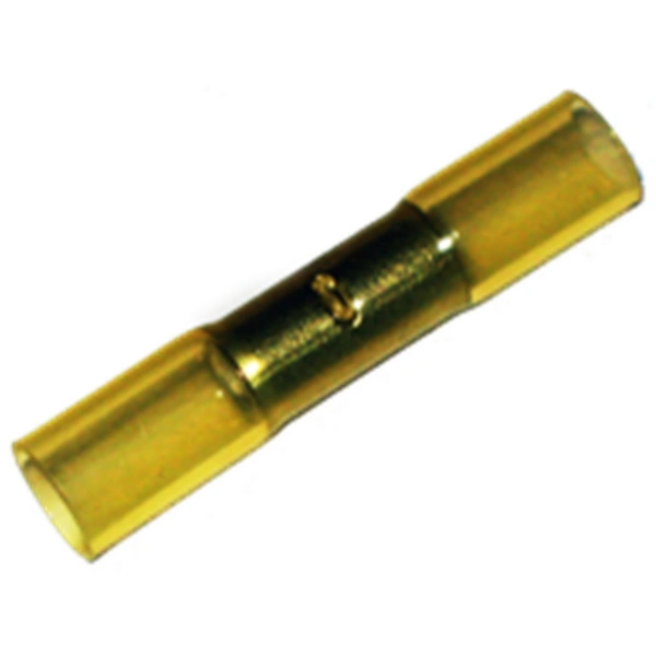 (68.001) Schrumpfschlauch Stoßverbinder 4mm²-6mm² Gelb mit Kleber Typ CSSV (100 Stück) (68.001) Schrumpfschlauch Stoßverbinder 4mm²-6mm² Gelb mit Kleber Typ CSSV (100 Stück)