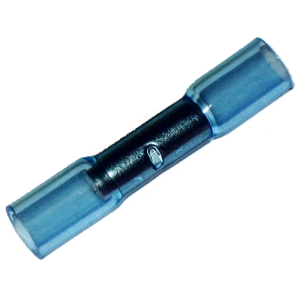 (67.001) Schrumpfschlauch Stoßverbinder 1,5mm²-2,5mm² Blau mit Kleber Typ CSSV (100 Stück) (67.001) Schrumpfschlauch Stoßverbinder 1,5mm²-2,5mm² Blau mit Kleber Typ CSSV (100 Stück)