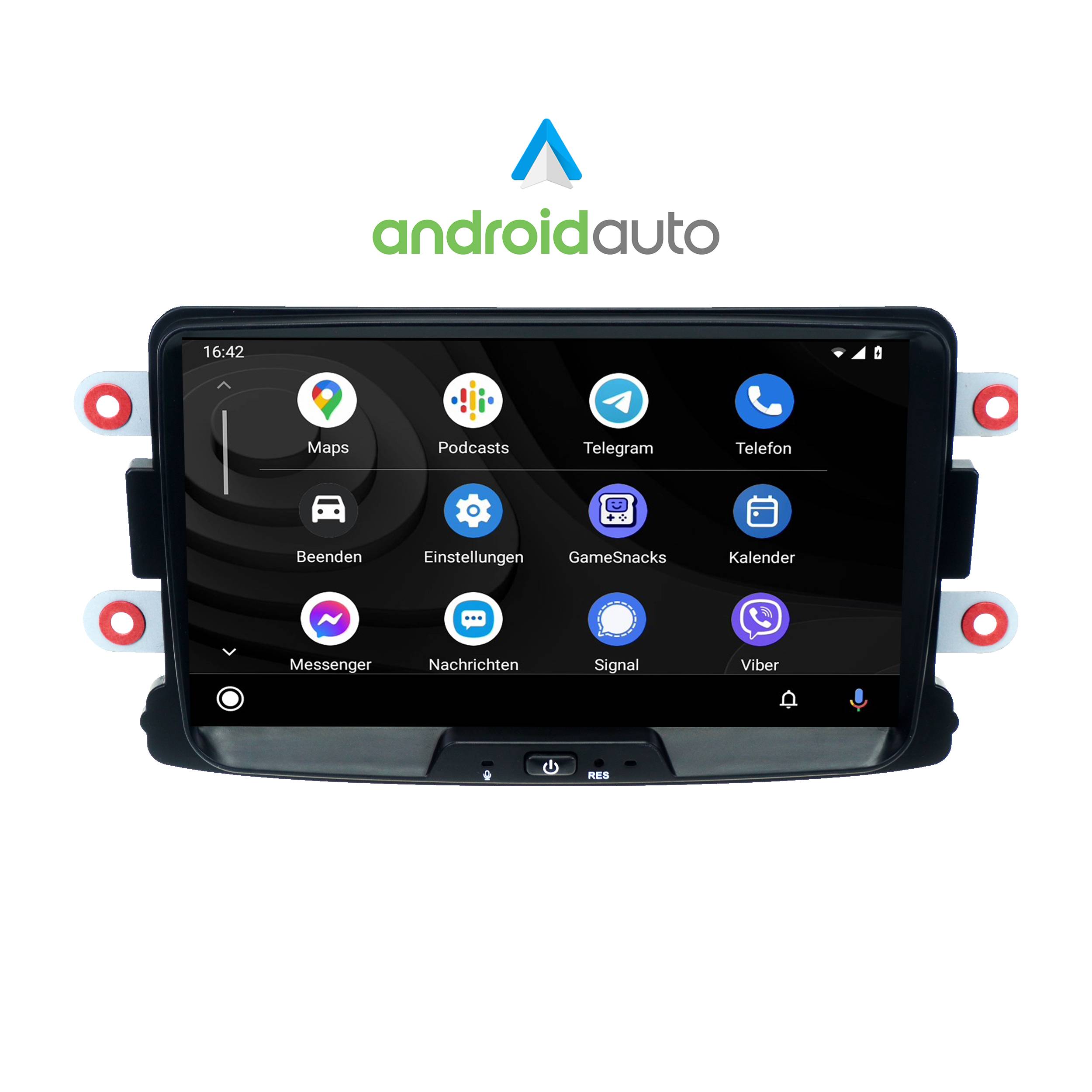 Für Renault Dacia Duster Sandero Captur 8" Touch Android Autoradio GPS CarPlay