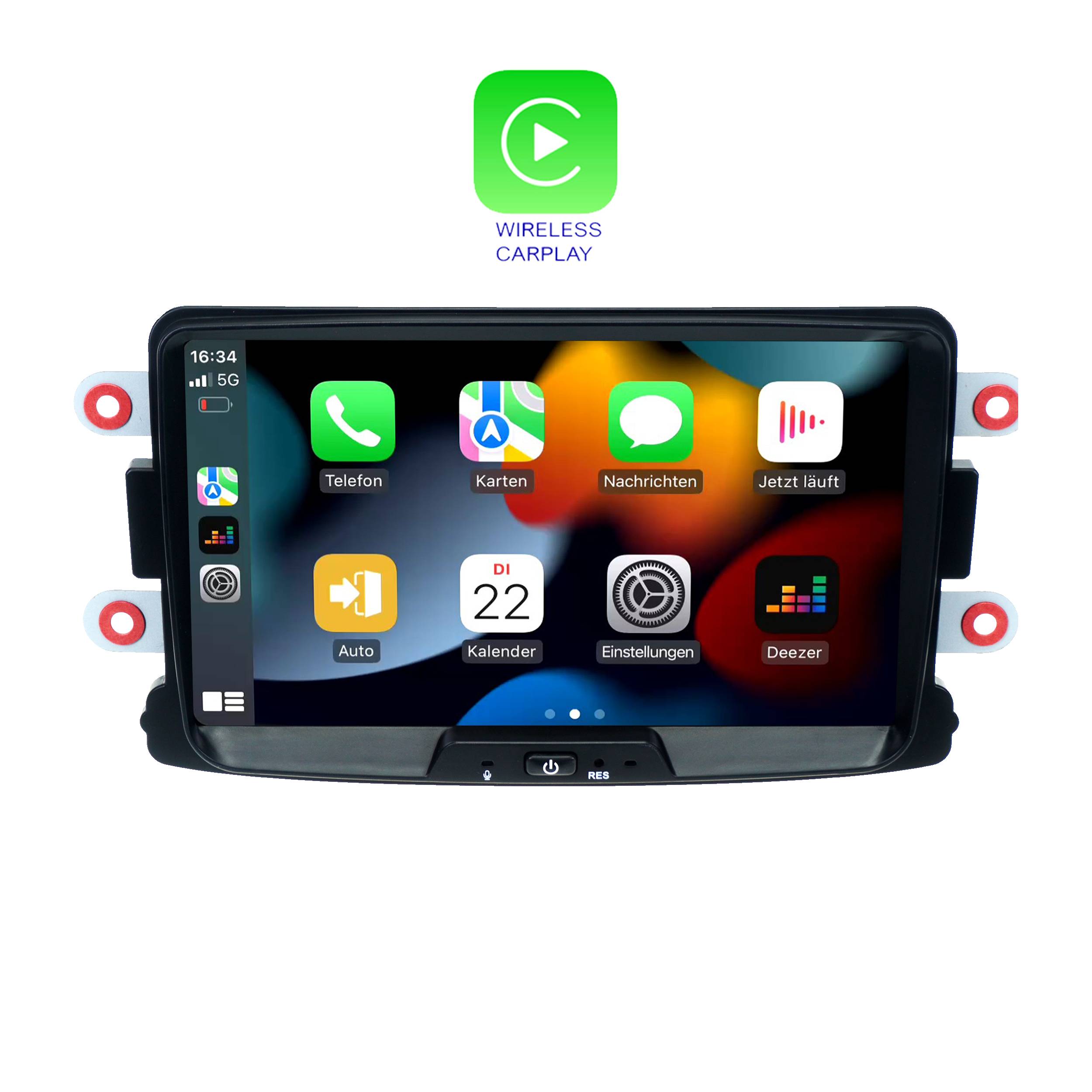 Für Renault Dacia Duster Sandero Captur 8" Touch Android Autoradio GPS CarPlay