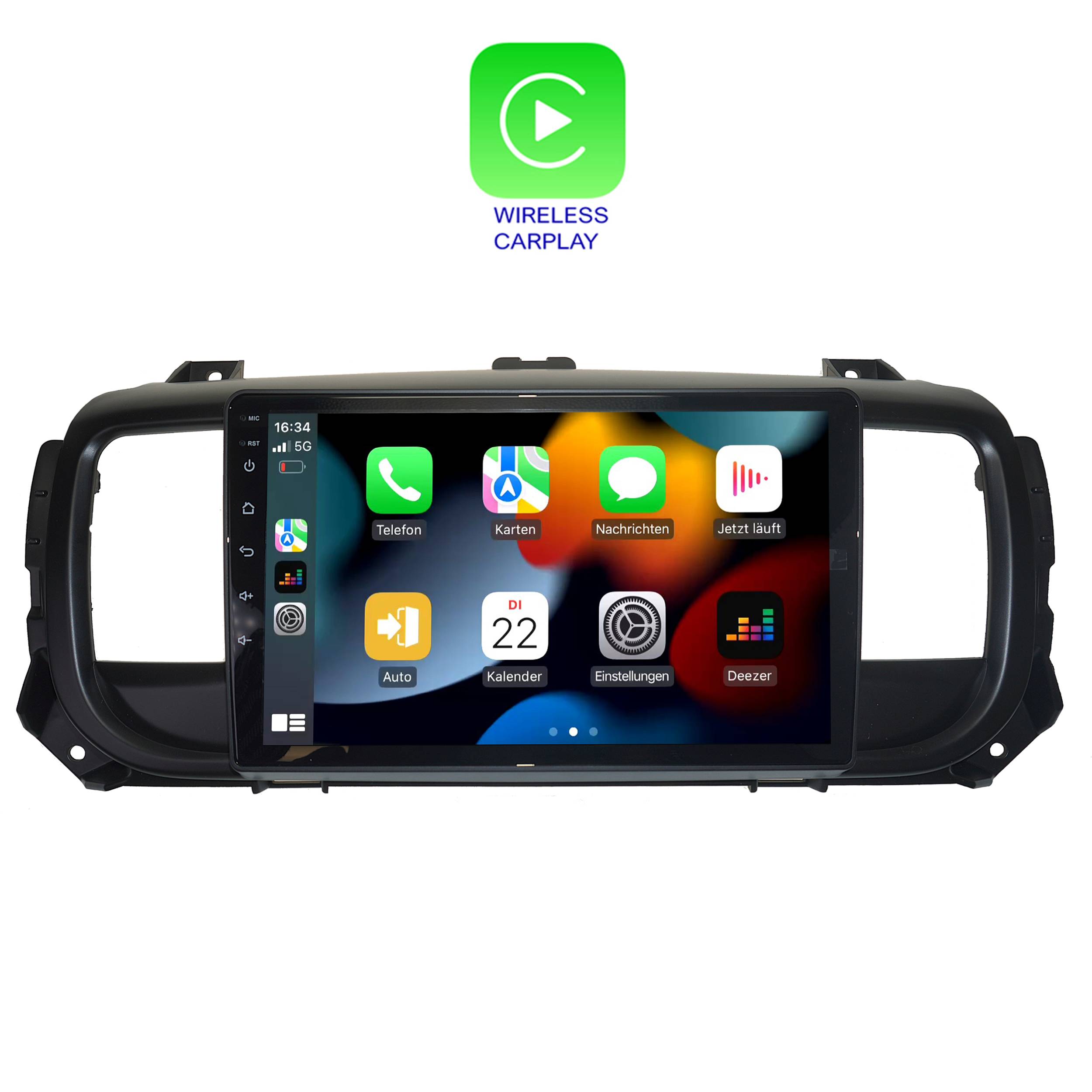 Für Peugeot Expert 3 9" Touchscreen Android Autoradio GPS Navigation CarPlay