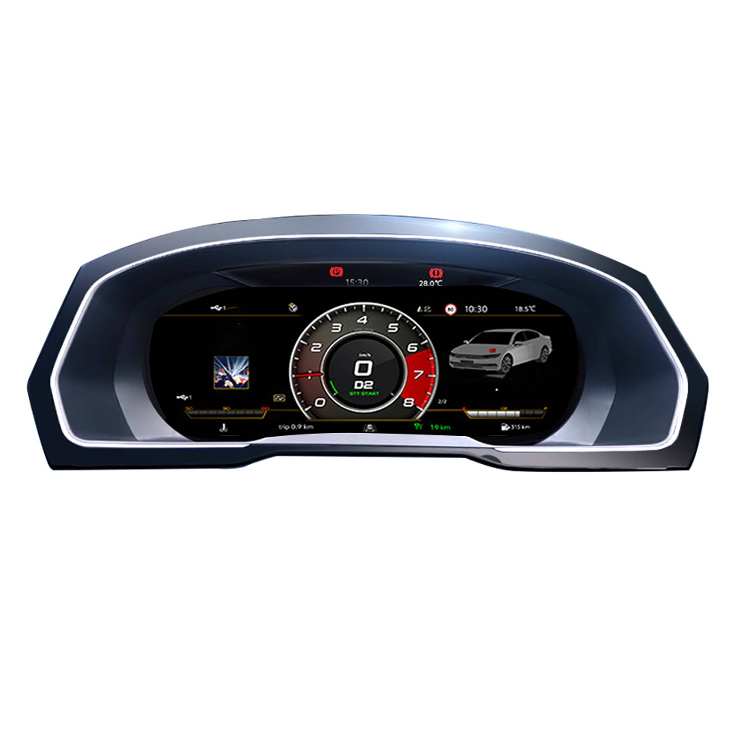 Für VW Passat B8 CC Variant Digital Tacho Kombiinstrument LED