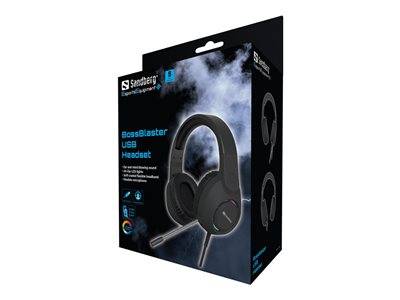 SANDBERG BossBlaster USB Headset Eingabe / Ausgabe Kopfhörer & Headsets