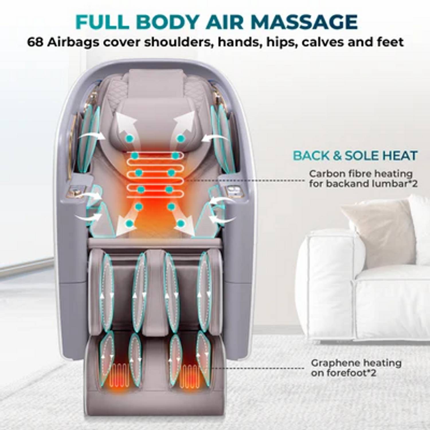 NAIPO Massage Chair NP-S80 White