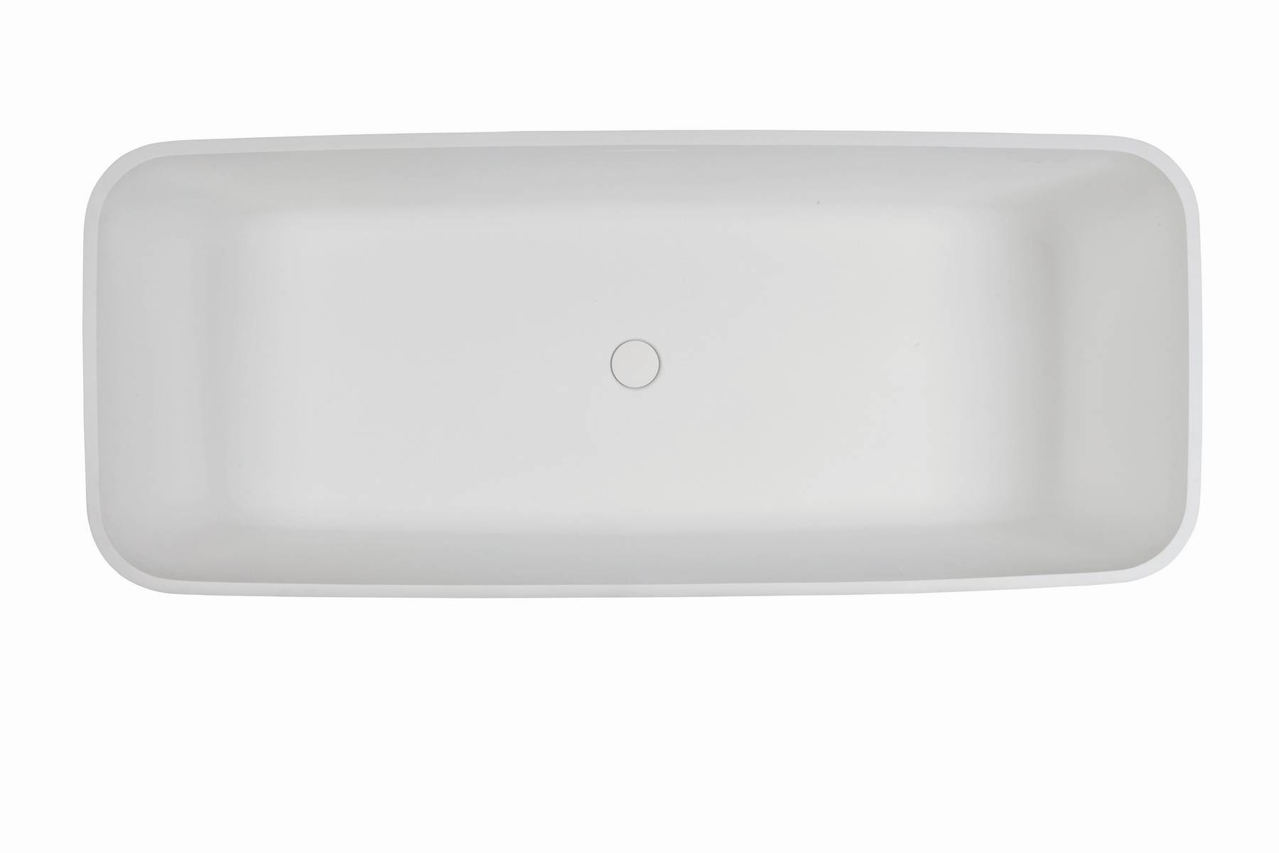 Schröder Badewanne Designwanne Golem OR 180 S 179,5x75x44/56,5 cm cremeweiß matt