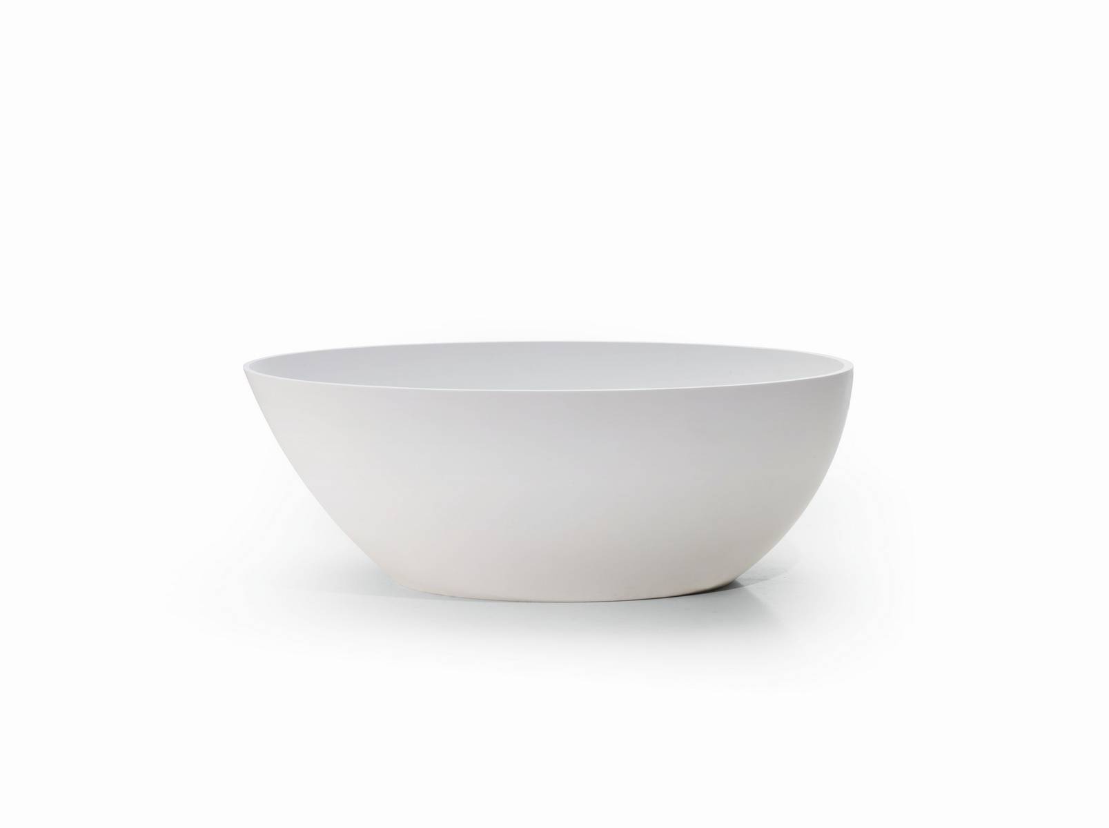 Schröder Badewanne Designwanne Golem E 160 S 160,5x85x46/58 cm cremeweiß matt