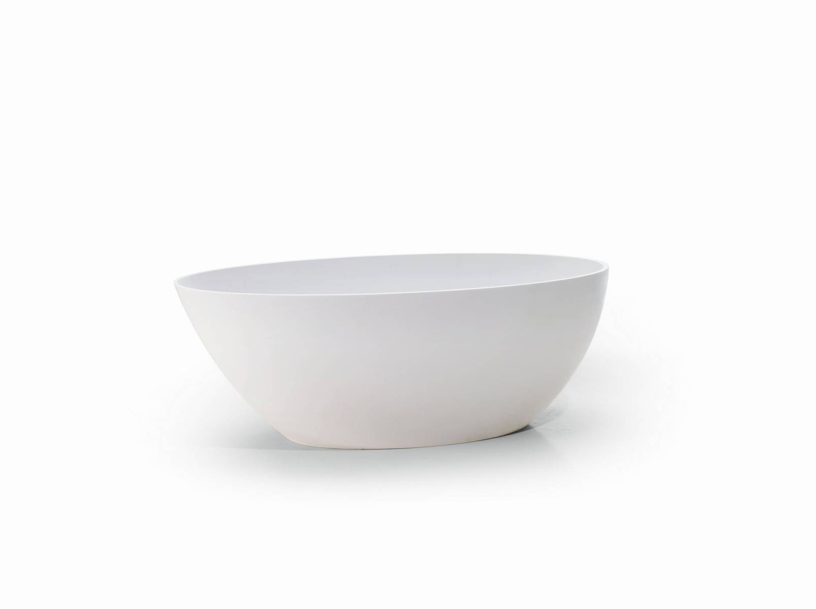 Schröder Badewanne Designwanne Golem E 160 S 160,5x85x46/58 cm cremeweiß matt