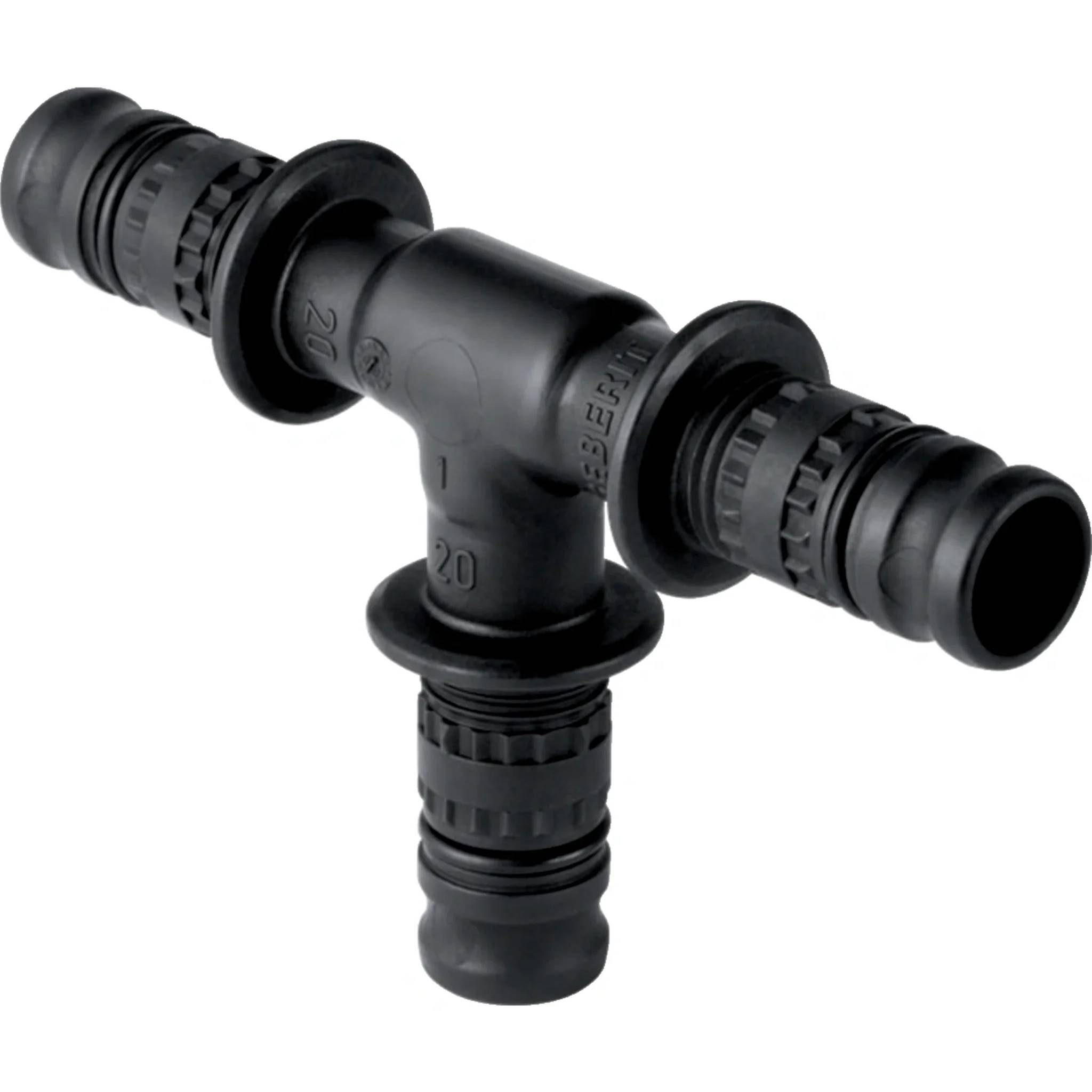 Geberit GE Mepla T-Stück, gleich, PVDF, d 63 mm, 1 Stk.