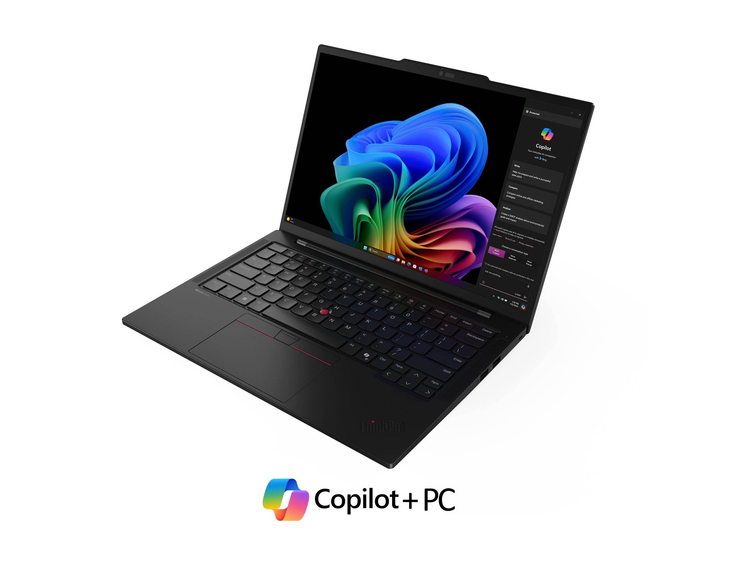 Lenovo ThinkPad T14s Gen 6 21N1 - 180°-Scharnierdesign - Snapdragon X Elite X1E-78-100 / 3.4 GHz - Win 11 Pro (auf ARM)