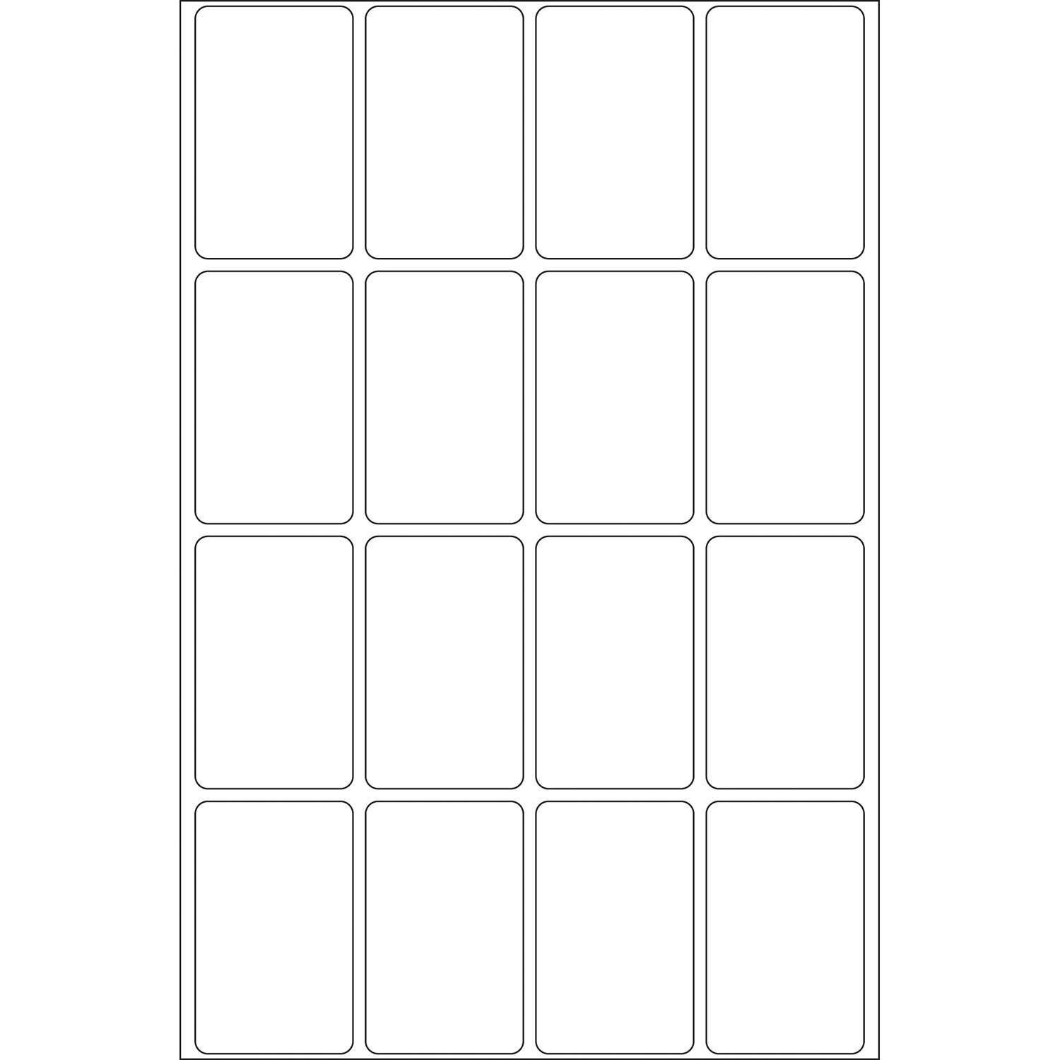 HERMA - Papier - selbstklebend - weiß - 25 x 40 mm 512 Etikett(en) (32 Bogen x 16)