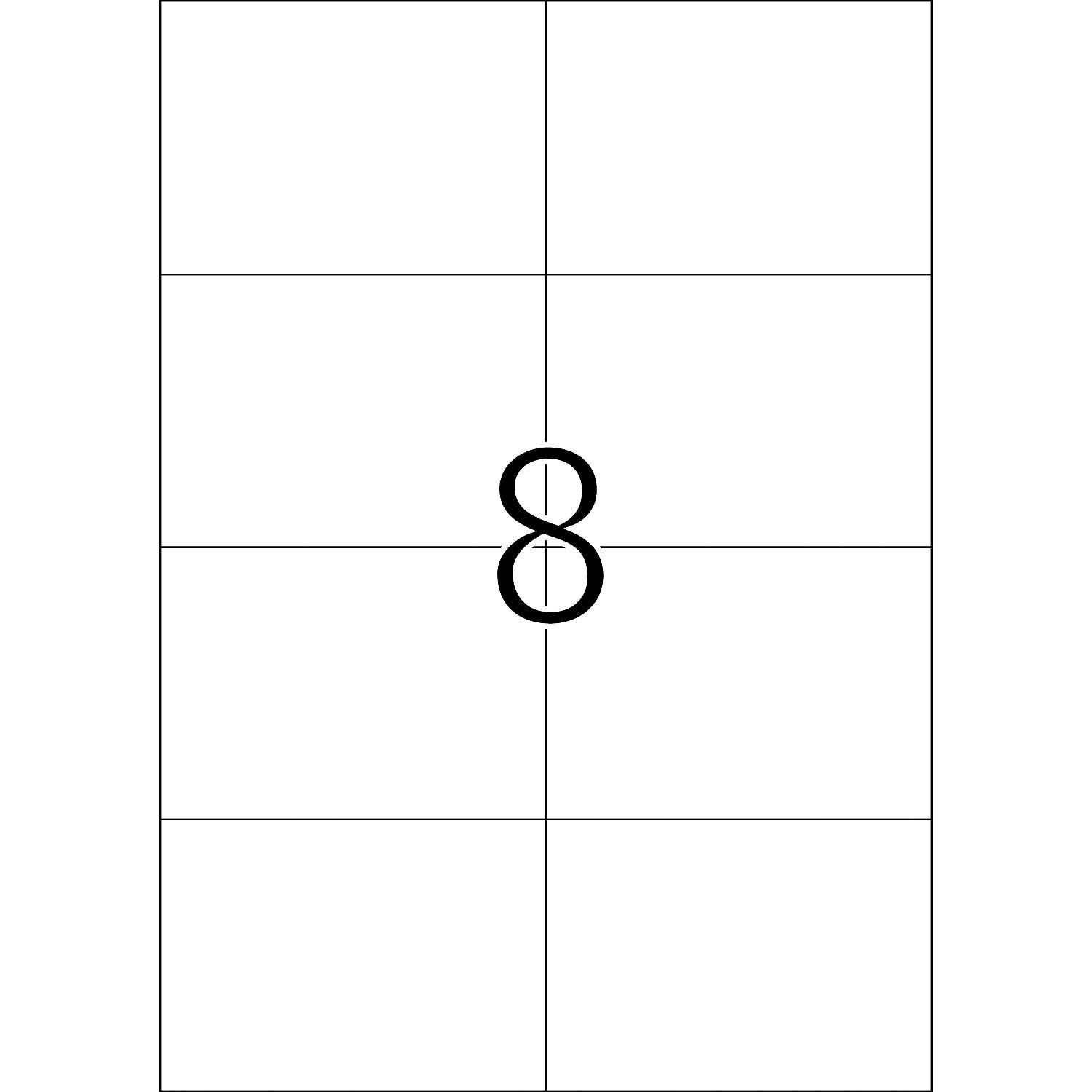 HERMA Premium - Papier - matt - permanent selbstklebend - weiß - A7 (74 x 105 mm)