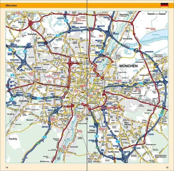 ADAC Länderkarte Deutschland 1:650.000