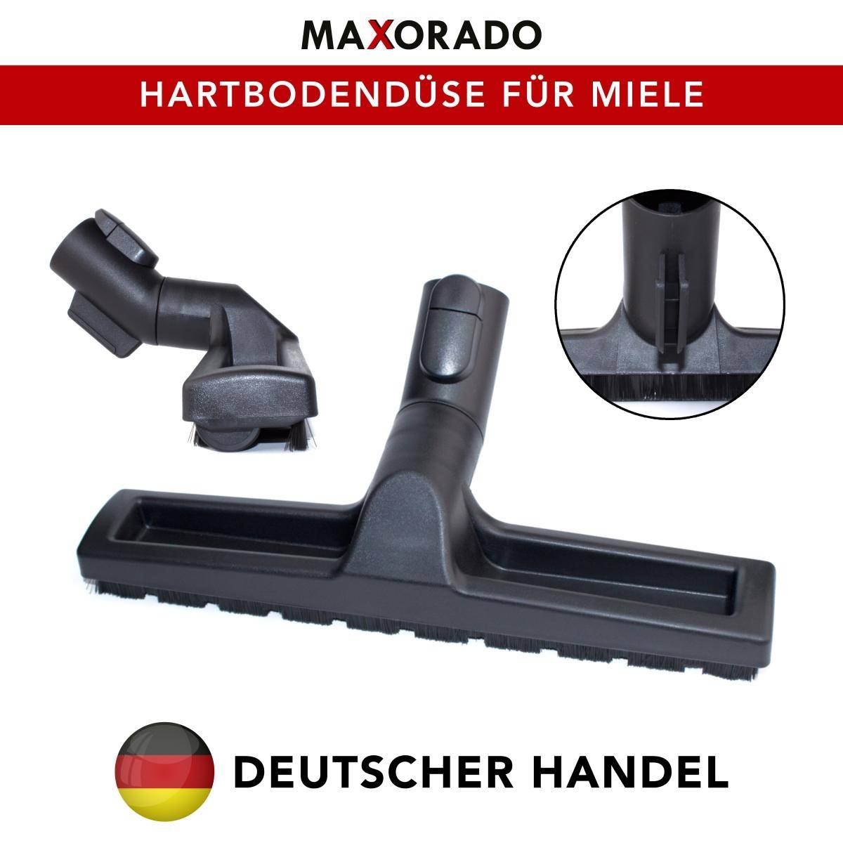 Parkett Parkettdüse für Miele Staubsauger Bodendüse Staubsaugerdüse Zubehör Parkettbürste Düse Bürste Ersatzteil Ersatzteile