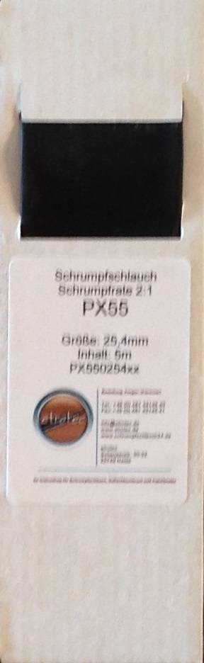 PX55 (2:1) 3,2mm/1,6mm MINIBOX Schrumpfschlauch (15m)