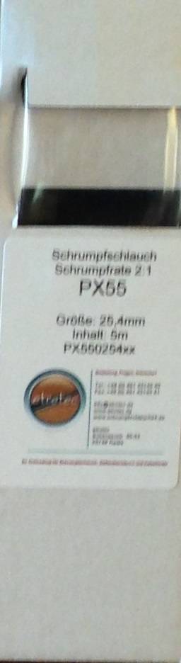 PX55 (2:1) 3,2mm/1,6mm MINIBOX Schrumpfschlauch (15m)