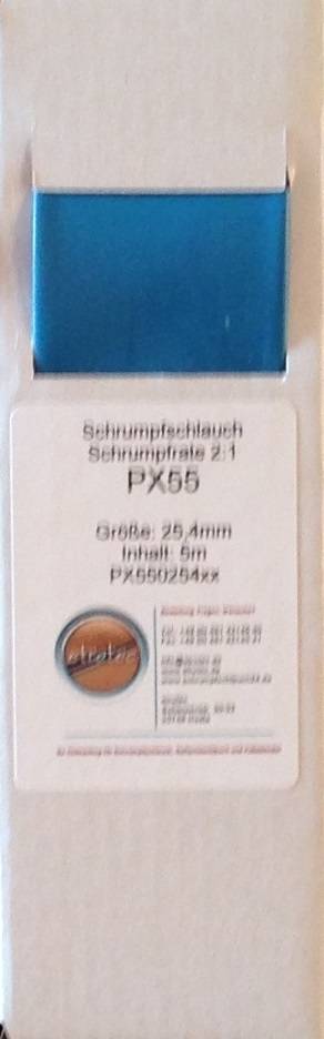 PX55 (2:1) 25,4mm/12,7mm MINIBOX Schrumpfschlauch (5m)