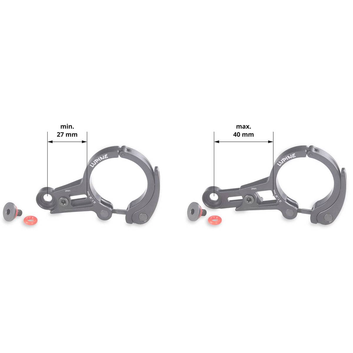 Lupine Flexmount Schnellspanner 25,4 mm (d263)