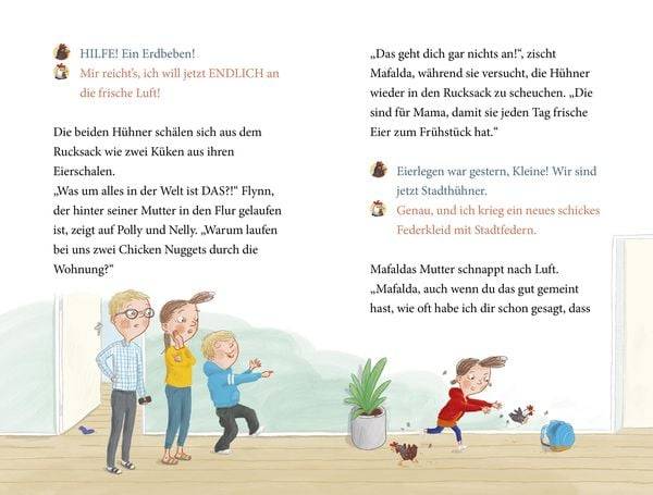 Mafalda mittendrin - Hühneralarm im Treppenhaus