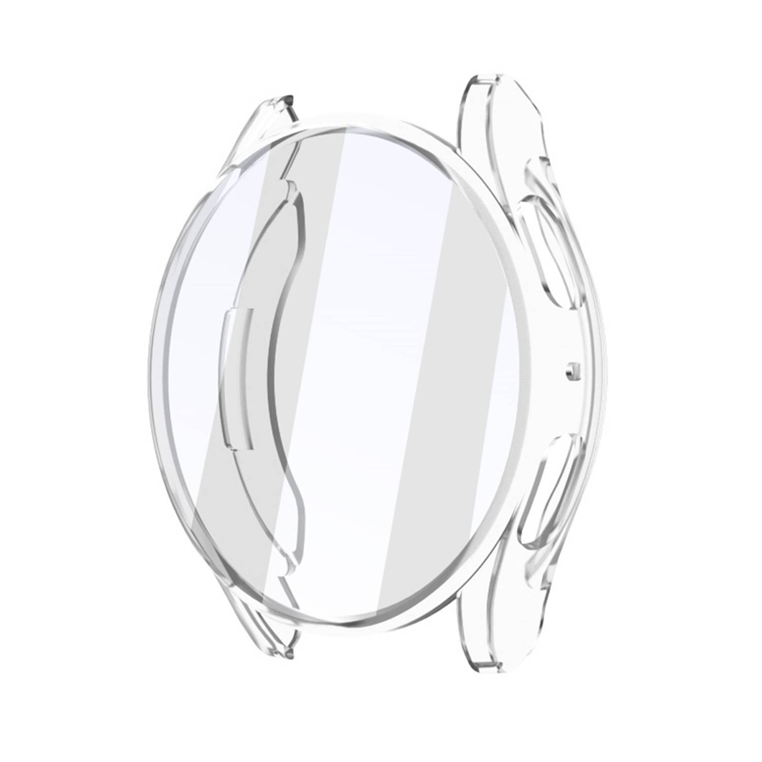Für Samsung Galaxy Watch 7 44mm Full Cover Watch TPU Hülle Transparent