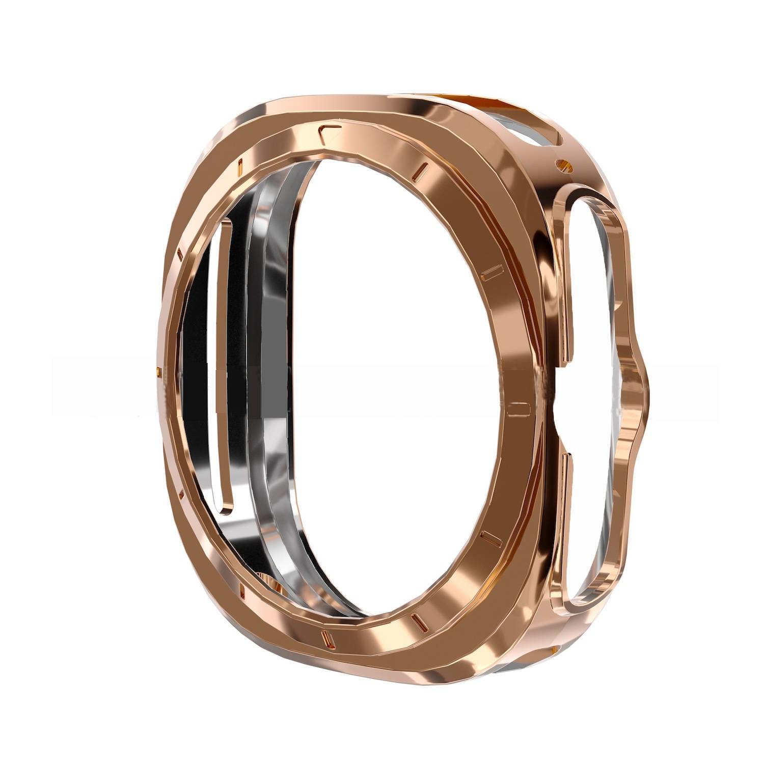 Für Samsung Galaxy Watch Ultra 47mm TPU Schutz Hülle Gehäuse Rose Gold
