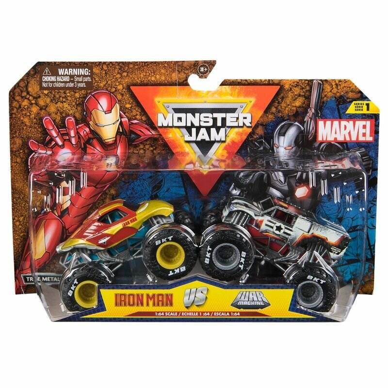 Spin Master Monster Jam - 2-Pack 1:64 - Marvel