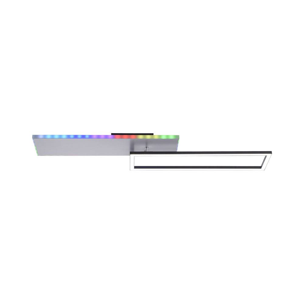 Deckenleuchte dimmbar Wohnzimmerlampe Regenbogen Nachtlicht Deckenlampe Fernbedienung LED, Memory, 1x LED 31W 2200lm 2700-5000 Kelvin, LxBxH