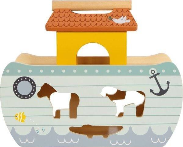 Small foot 12456 - Steckspiel Arche Noah Safari, Holz, Lernspiel
