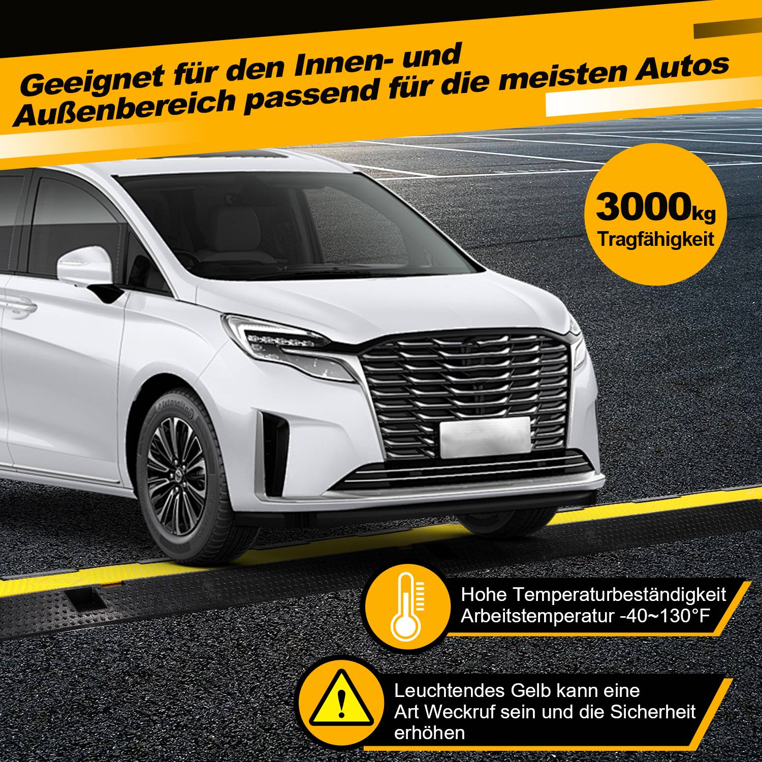 3 Stück Kabelbrücke Rampe Kabelkanal Kanäle 2 Kanal Überfahrrampe Überfahrbar