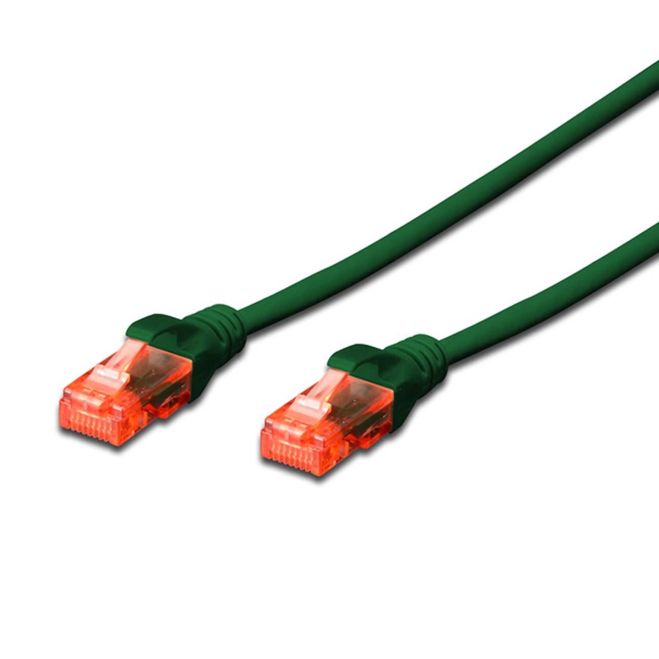 DIGITUS Patchkabel Cat6 U/UTP 2xRJ45 5.0m grün LSZH Kabel RJ45 Cat.6