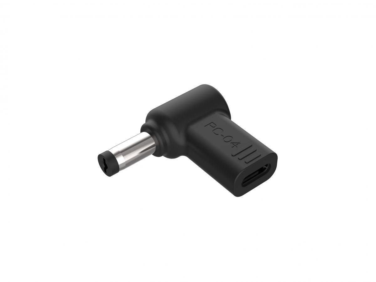 CONCEPTRONIC USB-C PD100W->Asus/Uni.5.5x2.5mm Adap.18-20V sw Multimedia-Technik Notebookzubehör