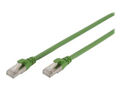 DIGITUS CAT 6A S/FTP Patchkabel, PUR (TPU), 25m, grün Kabel Patchkabel RJ45 Cat.6
