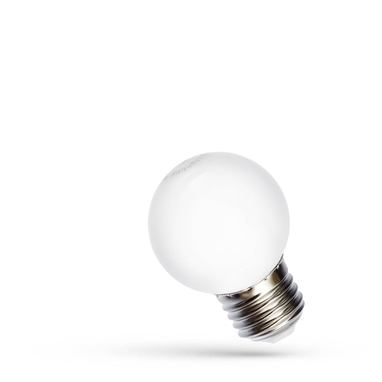 Spectrum LED E27 G45 Tropfen Farbig 1W = 10W Lichterkette Birne 40lm Bunt Rot Grün Blau RGB Farbwechsel