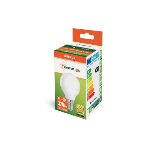 Spectrum LED E14 G45 Tropfenform 4W = 29W 160° Birne 320lm 230V Warmweiß 3000K