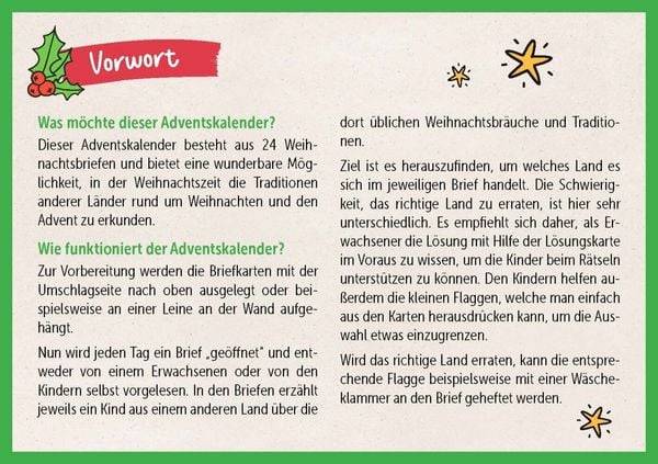 Weihnachtspost aus aller Welt. Adventskalender-Rätsel für Kinder von 8 bis 12