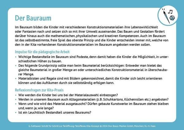 Schritt für Schritt zur Teilöffnung: Teiloffenes Kita-Konzept