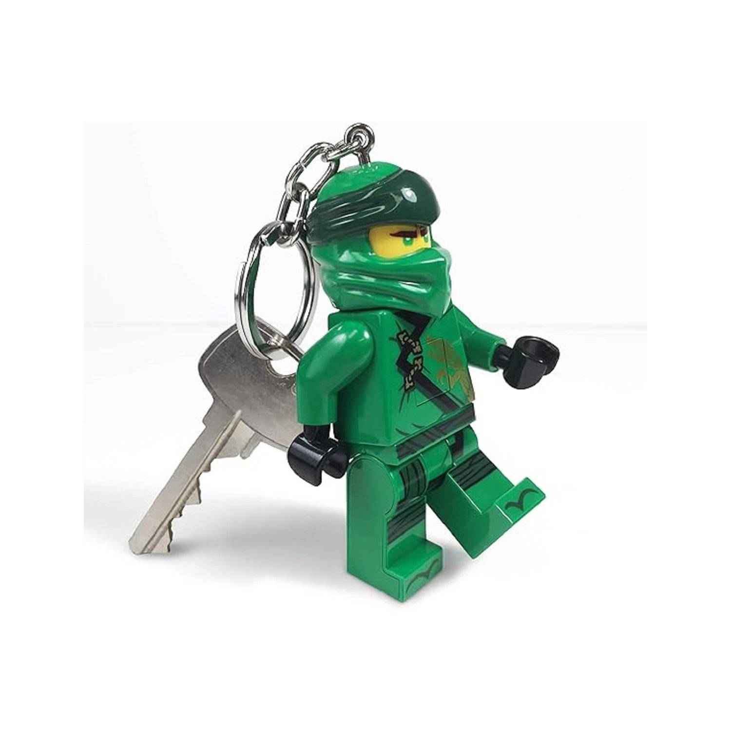 LEGO Ninjago Schlüsselanhänger LED-Taschenlampe Spielzeuge Geschenke für Kinder - 76 mm große Figur