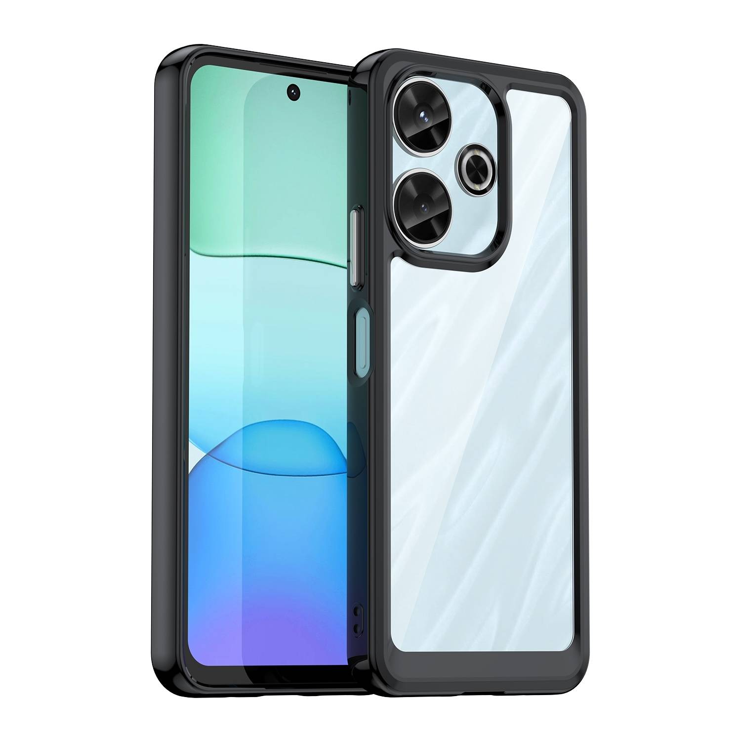 Für Xiaomi Redmi 13 4G / Poco M6 4G Colorful TPU Acryl Hybrid Hülle