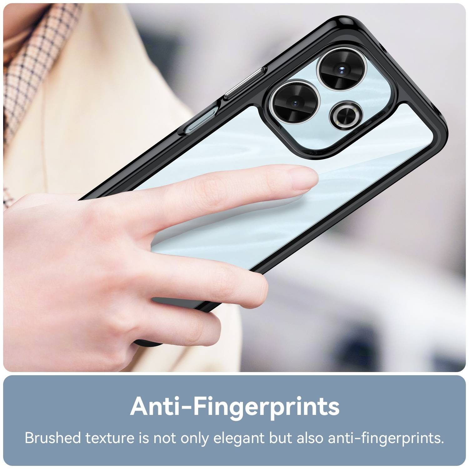 Für Xiaomi Redmi 13 4G / Poco M6 4G Colorful TPU Acryl Hybrid Hülle