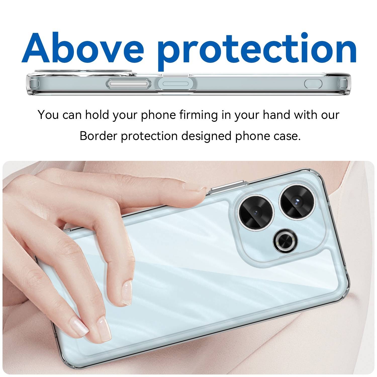 Für Xiaomi Redmi 13 4G / Poco M6 4G Colorful TPU Acryl Hybrid Hülle