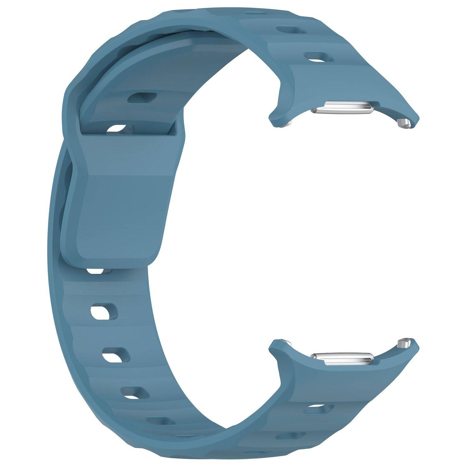 Für Samsung Galaxy Watch Ultra 47mm Solid Color Silikon Arm Band Blau