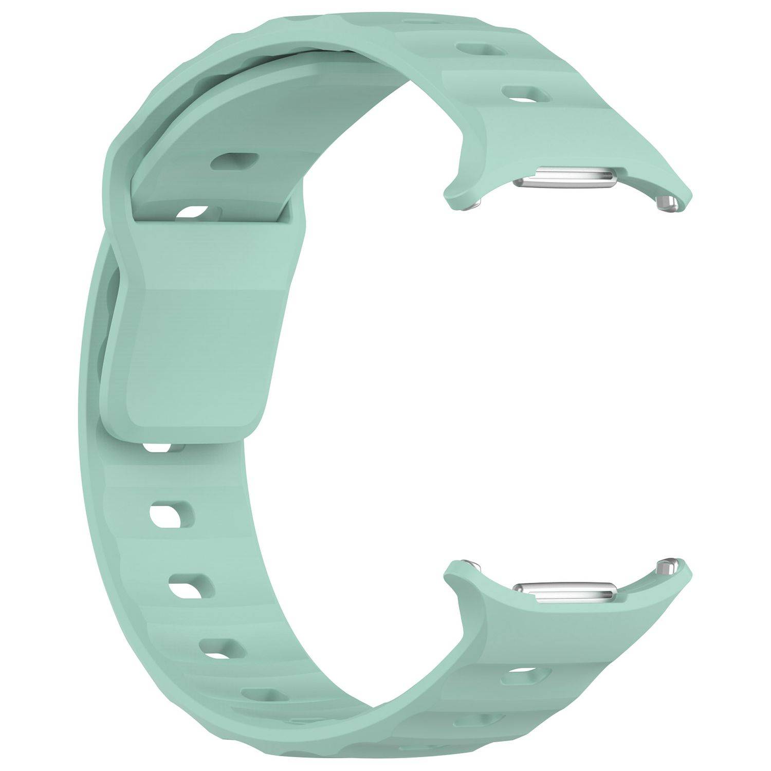 Für Samsung Galaxy Watch Ultra 47mm Solid Color Silikon Band Türkis