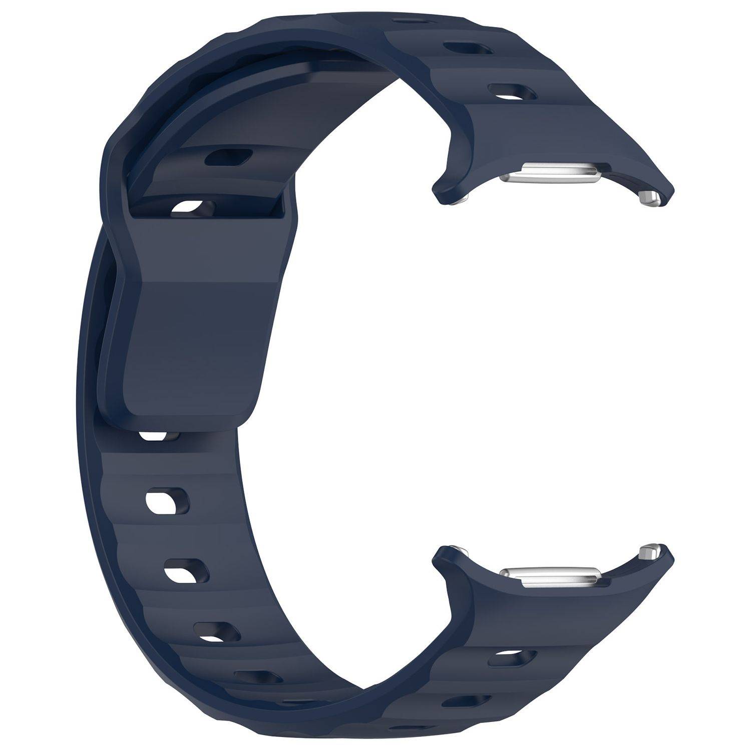 Für Samsung Galaxy Watch Ultra 47mm Solid Color Silikon Band D- Blau