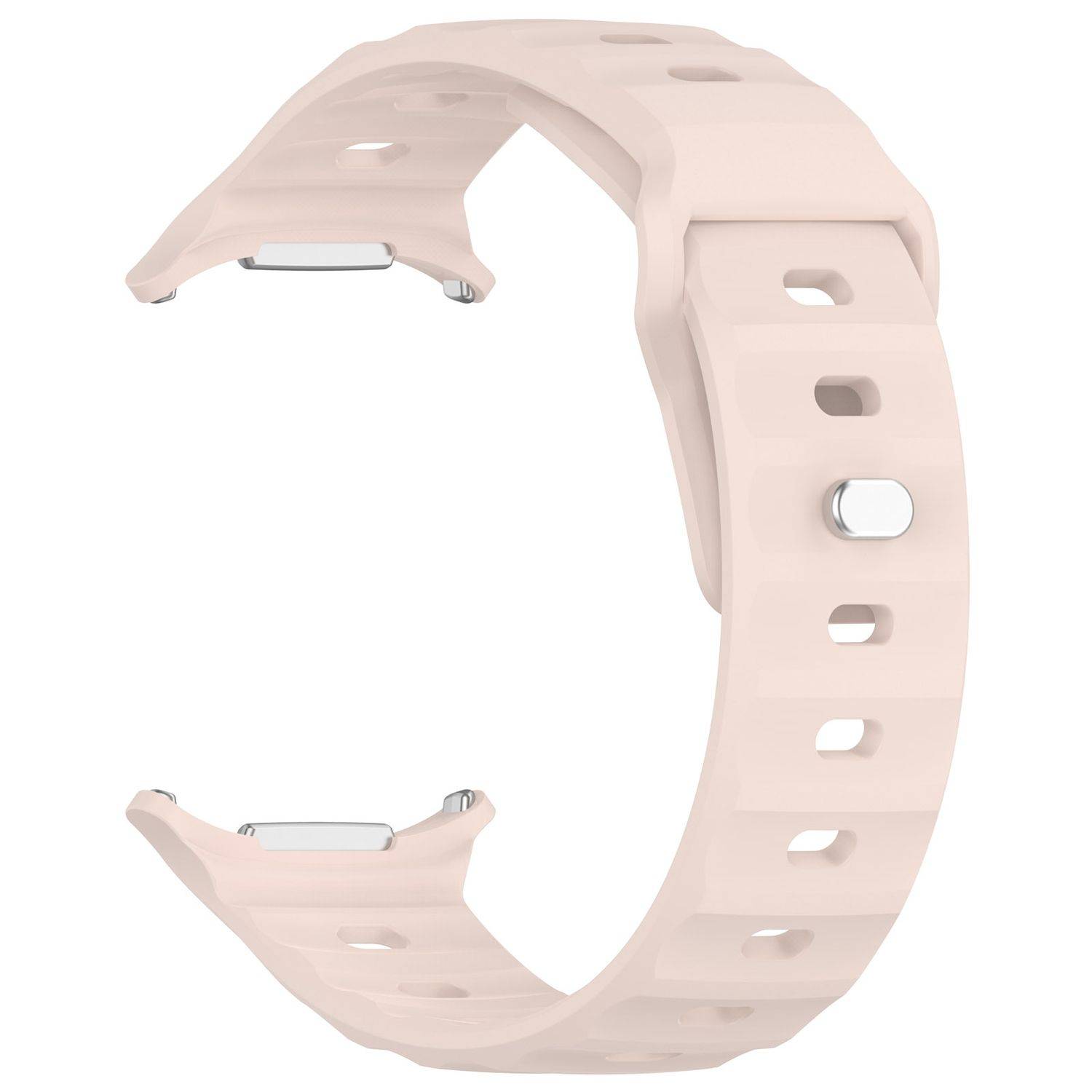 Für Samsung Galaxy Watch Ultra 47mm Solid Color Silikon Arm Band Rosa