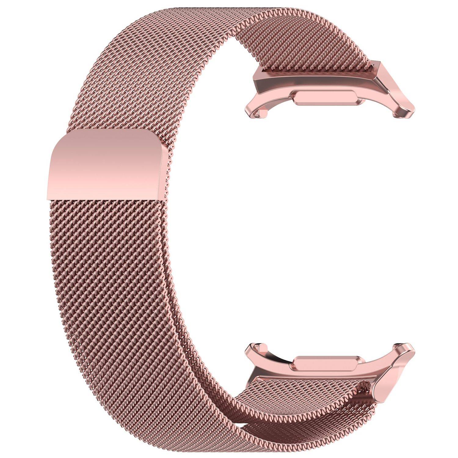 Für Samsung Galaxy Watch Ultra 47mm Metall Mesh Ersatz Armband Rosa