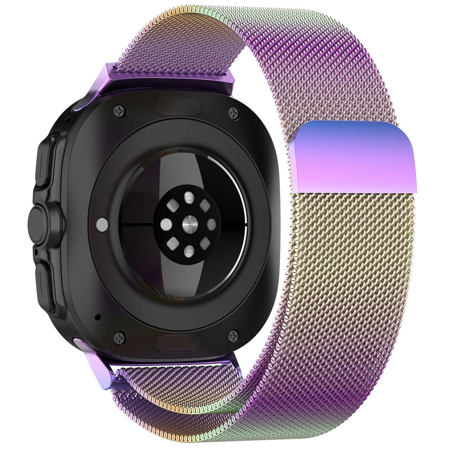 Für Samsung Galaxy Watch Ultra 47mm Metall Mesh Ersatz Armband Bunt