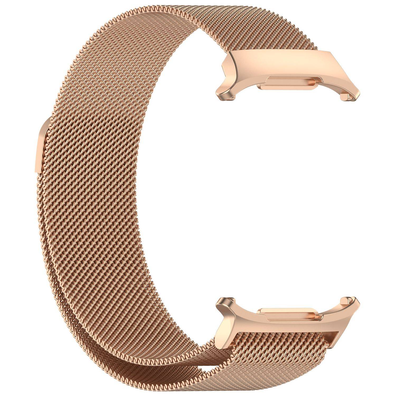 Für Samsung Galaxy Watch Ultra 47mm Metall Mesh Ersatz Band Rose Gold