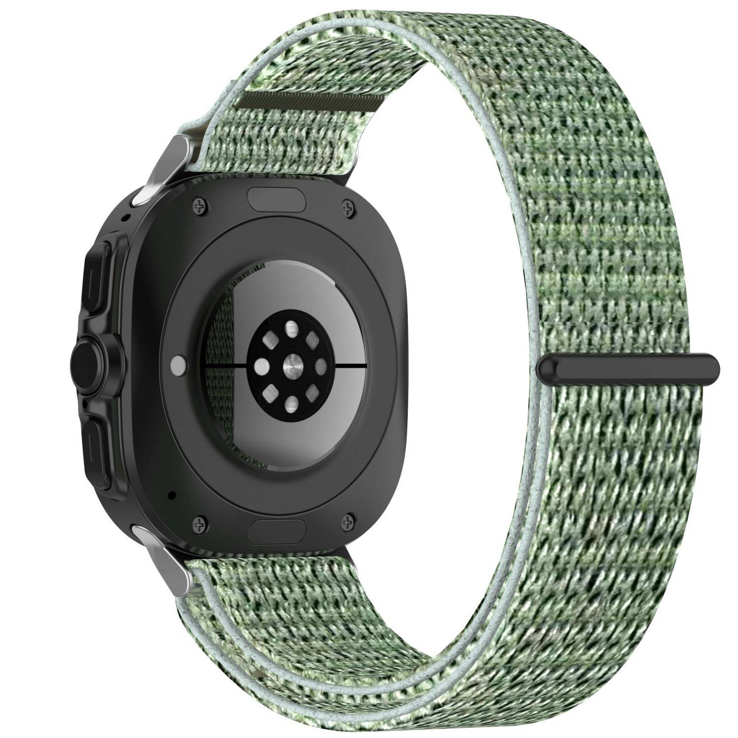 Für Samsung Galaxy Watch Ultra 47mm Nylon Klettverschluss Arm Band M2
